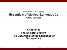 PowerPoint to accompany Medical Language for Modern