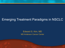Evolving Treatment Paradigms in Cancer Care Current