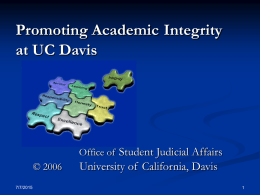 PowerPoint Presentation - Creating a Climate of Academic