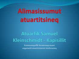 Fjernundervisning Ataurfik Samuel Kleinschmidt