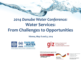 Danube Region Water Supply and Wastewater Sector Capacity