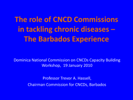 Tobacco control policy – role of the CNCD Commission