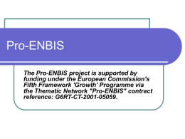Pro-ENBIS