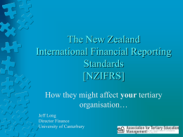 The New Zealand International Financial Reporting