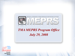 MEPRS Overview