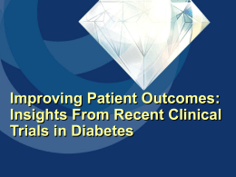 Patient Outcomes: Insights From Recent Clinical Trials in