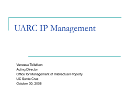 UARC IP Management