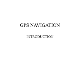 GPS NAVIGATION