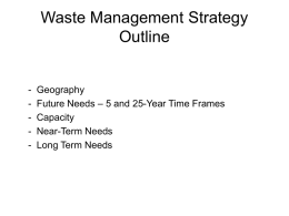 Waste Management Areas