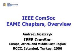 Magazines - IEEE Communications Society