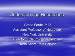 New Advances in the Treatment of Migraines