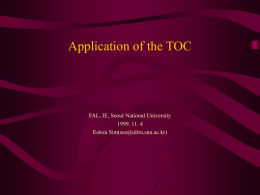 Formulation and solution of the drum-buffer