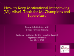 Motivational Interviewing - Home | National Health Care