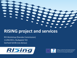 RISING Project presentation