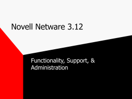 Novell Netware 3.12