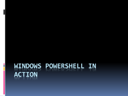 Windows Powershell in Action - 宅學習