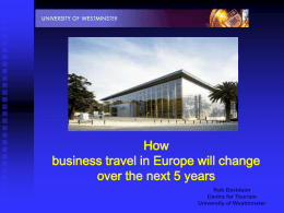 Adding Pleasure to Business: Conventions and Tourism
