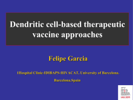Dendritic cell-based therapeutic vaccine approaches