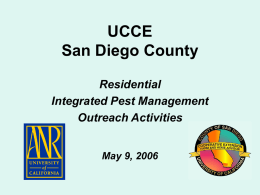 UCCE San Diego County - IPM Institute of North America