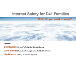 Internet Safety for D41 Families