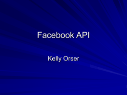 Facebook API - University of South Carolina