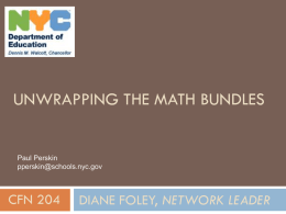 Unwrapping the math bundles