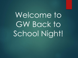 GW PTO - Edgewater Public Schools