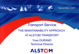 Abcd TRANSPORT SERVICE - UIC - International Union of Railways
