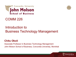 Whatis Business Technology Management (BTM)?