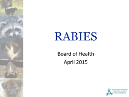 Rabies Specimen Collection System Transition from Federal