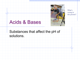 Acids & Bases - Rogue Community College