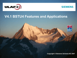 V4.1 BSTU4 Features and Applications