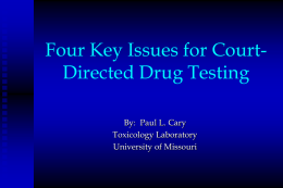 Understanding Abused Drugs Testing Results