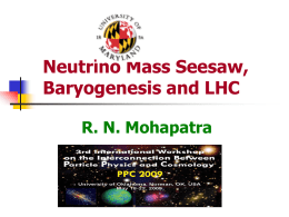Neutrino Mass Physics at LHC