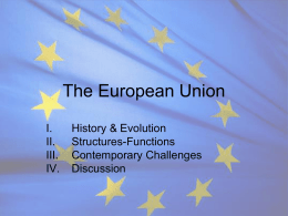 Structures and Functions of the European Union