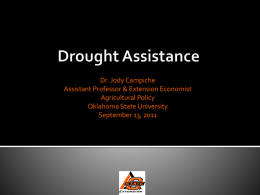 Drought Assistance - Oklahoma State University–Stillwater