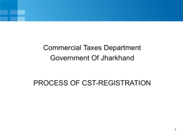 Process of cst