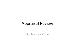 Appraisal Review