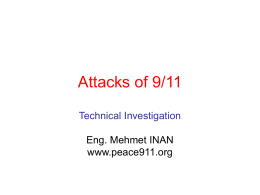 ATTENTATS 11 Septembre 2001