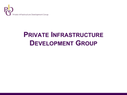 Private Infrastructure Development Group