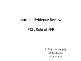 Journal Review FFR in PCI