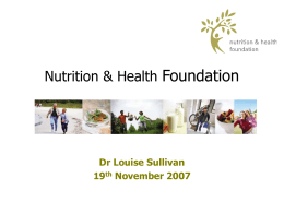 Nutrition & Health Foundation