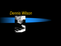 Dennis Wilson - Harvest Ministries