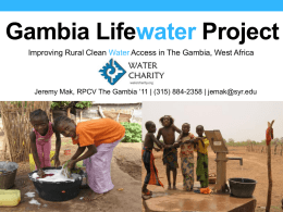 Gambia Lifewater Project