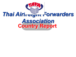 Thai Airfreight Forwarders Association - TAFA
