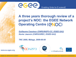 A three year thorough review of the ENOC