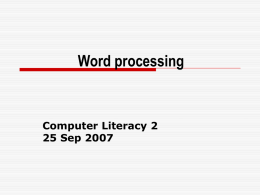 Computer Literacy 2