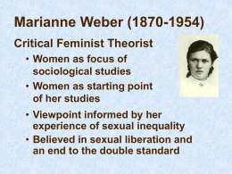 Marianne Weber (1870-1954)
