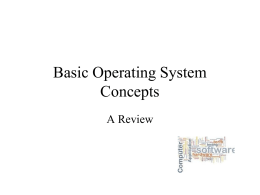 Basic Operating System Concepts