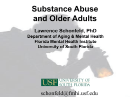 Substance Abuse and Older Adults - Carter